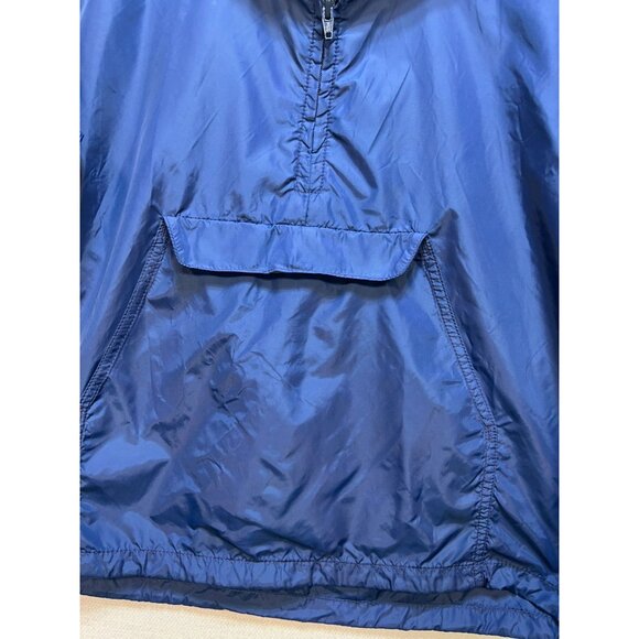 Jos. A. Bank Men's Nylon Packable Waterproof Hooded Jacket Sz M Blue Long Sleeve - Picture 9 of 13